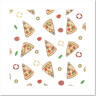 Slices of Pizza. Posters and Art